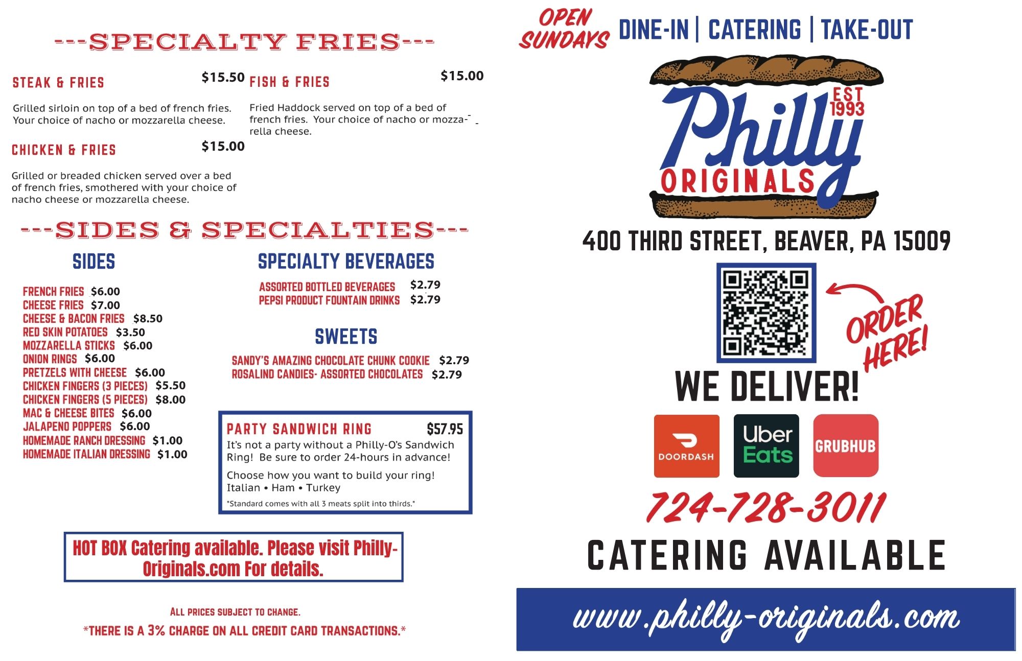 Ambridgemenu